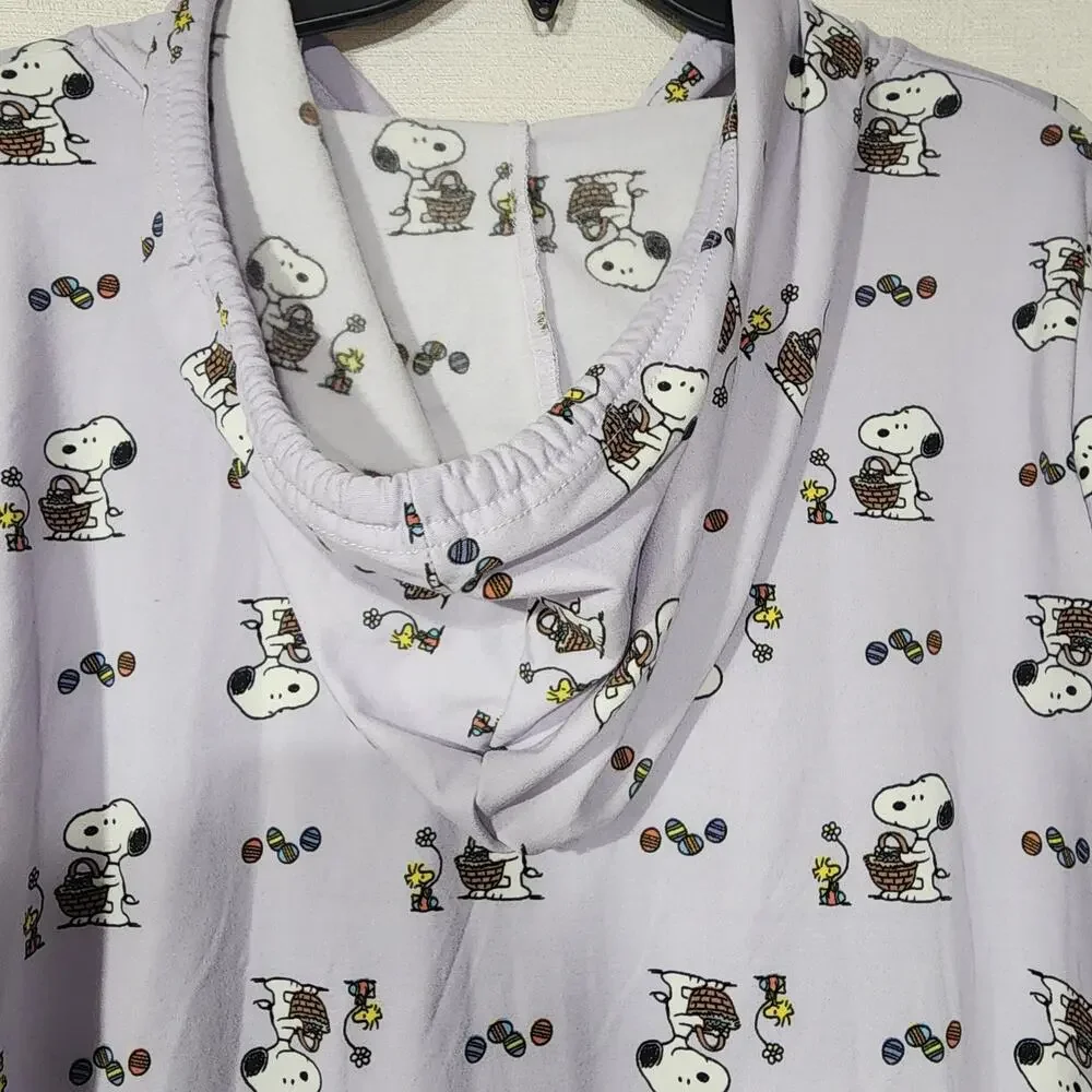Snoopy easter egg hoodie girls Large